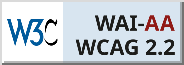 wcag2.2AA-blue WCAG2.2 AA accessibility